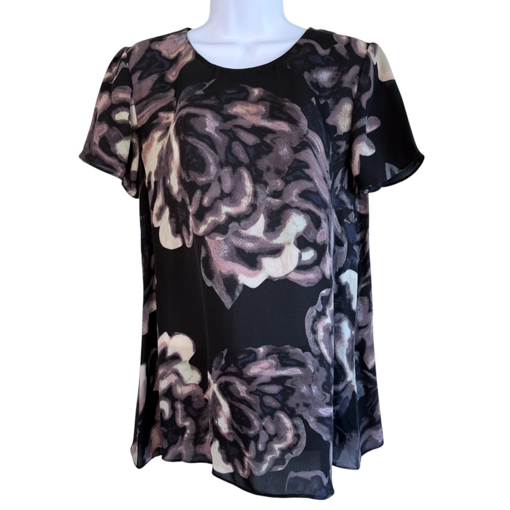 Aritzia Wilfred Artsy Silk Top Sz S Dark Romantic Whimsigoth Witchy Elegant Boho